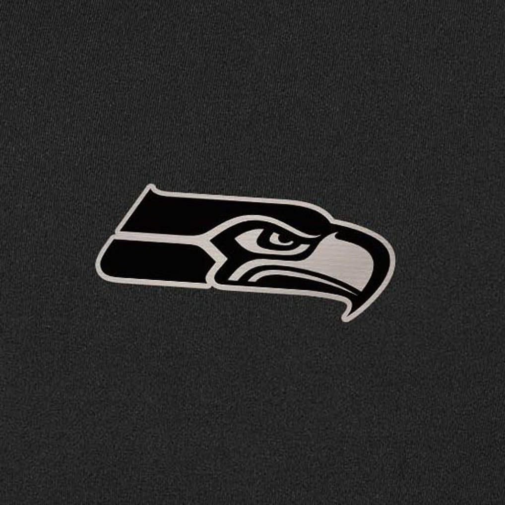 Seattle Seahawks Antigua Content Quarter-Zip Pullover Top - Black Pullover