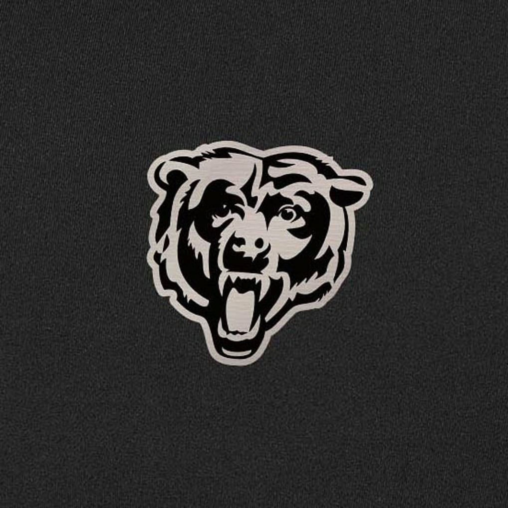 Chicago Bears Antigua Content Quarter-Zip Pullover Top - Black Pullover
