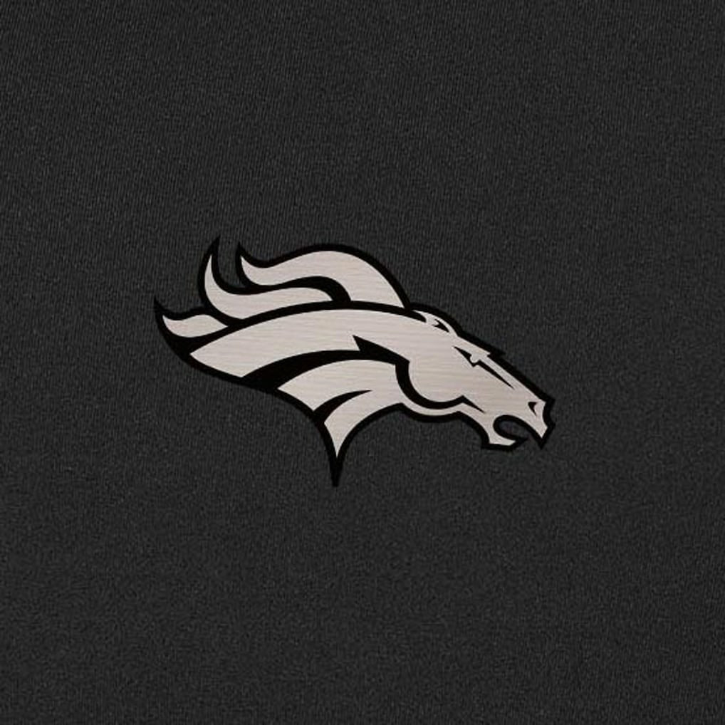 Denver Broncos Antigua Content Quarter-Zip Pullover Top - Black Pullover