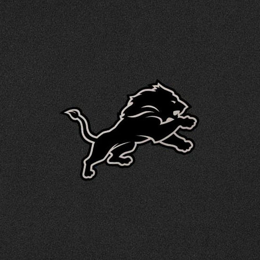 Detroit Lions Antigua Content Quarter-Zip Pullover Top - Black Pullover