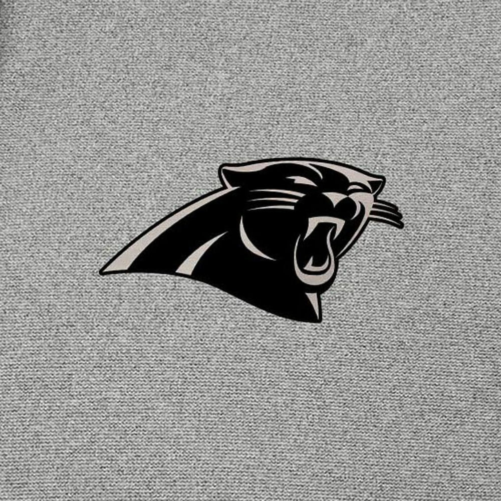 Carolina Panthers Antigua Effortless Full-Zip Hoodie Jacket - Heather Gray Hoodies