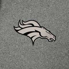 Denver Broncos Antigua Effortless Full-Zip Hoodie Jacket - Heather Black Hoodies