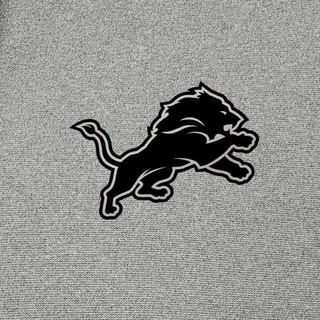 Detroit Lions Antigua Effortless Full-Zip Hoodie Jacket - Heather Gray Hoodies