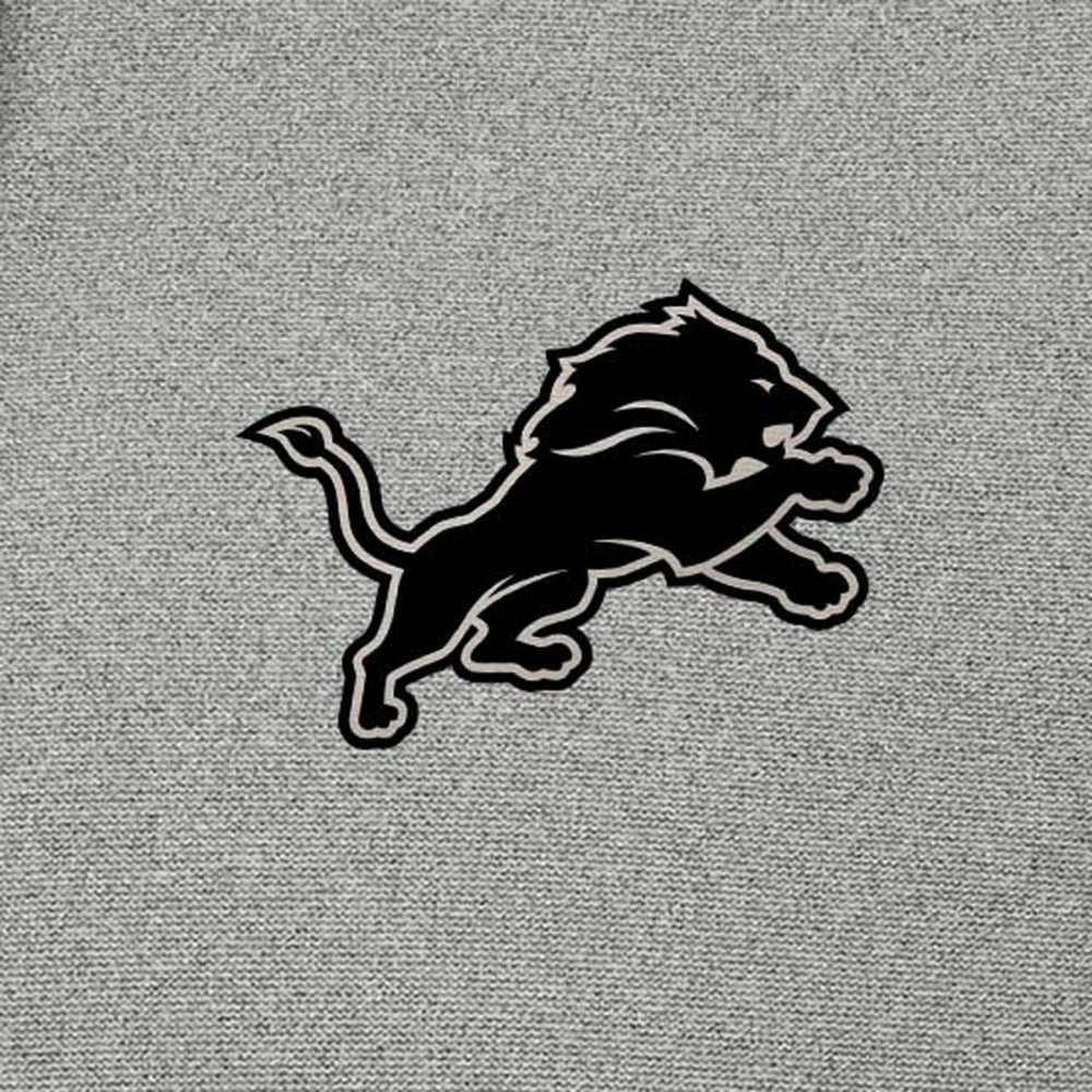 Detroit Lions Antigua Effortless Full-Zip Hoodie Jacket - Heather Gray Hoodies