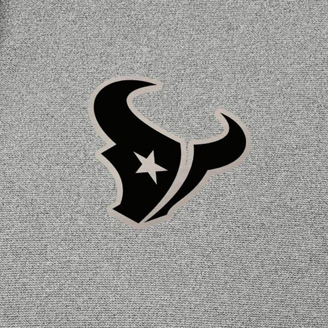 Houston Texans Antigua Effortless Full-Zip Hoodie Jacket - Heather Gray Hoodies