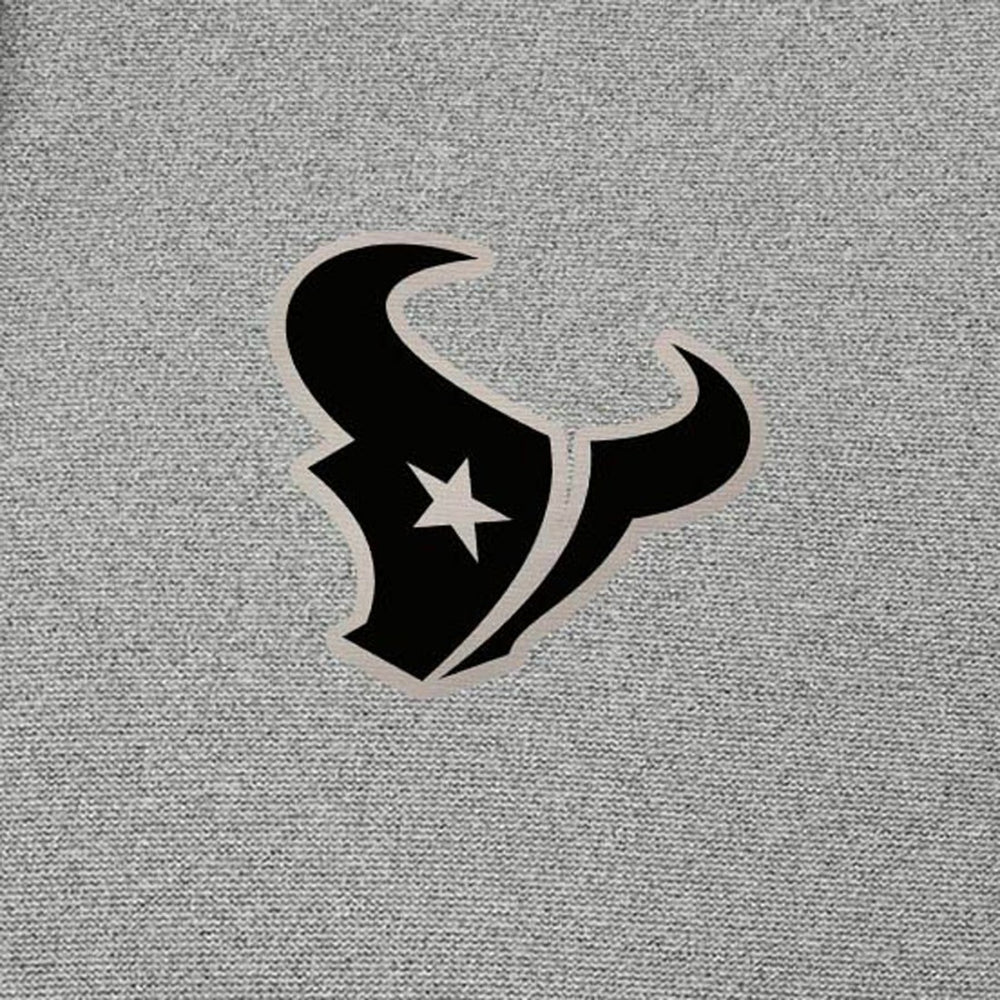 Houston Texans Antigua Effortless Full-Zip Hoodie Jacket - Heather Gray Hoodies