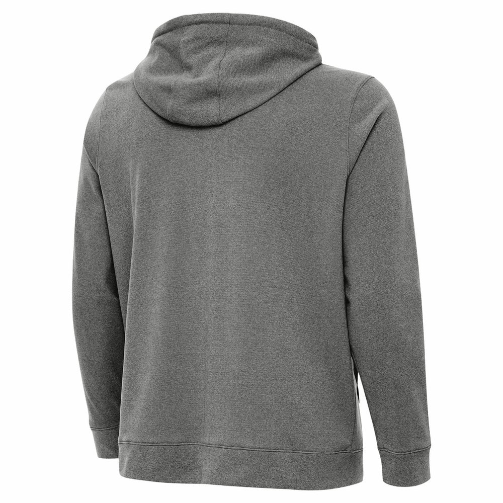 Houston Texans Antigua Effortless Full-Zip Hoodie Jacket - Heather Black Hoodies