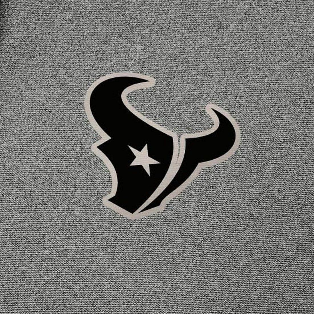 Houston Texans Antigua Effortless Full-Zip Hoodie Jacket - Heather Black Hoodies