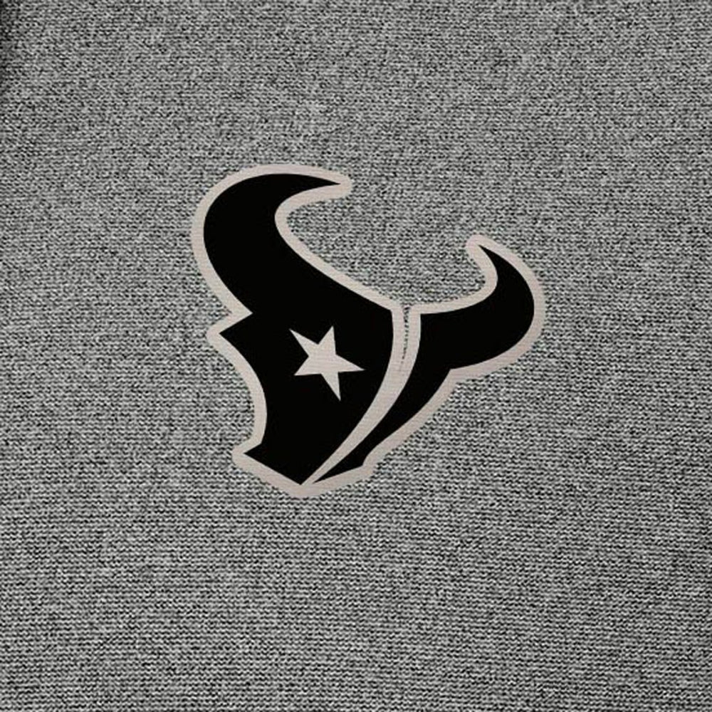 Houston Texans Antigua Effortless Full-Zip Hoodie Jacket - Heather Black Hoodies
