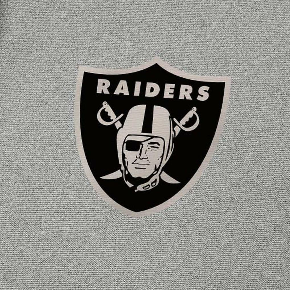 Las Vegas Raiders Antigua Effortless Full-Zip Hoodie Jacket - Heather Gray Hoodies