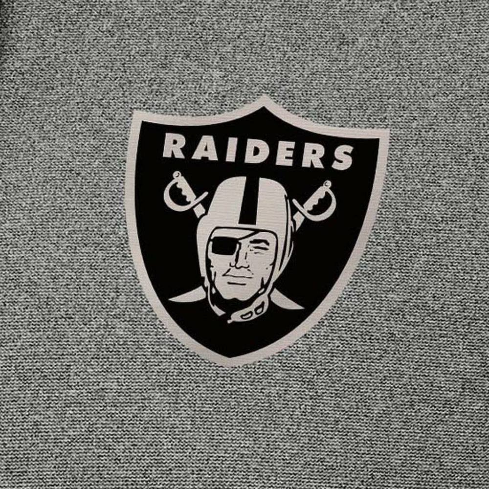 Las Vegas Raiders Antigua Effortless Full-Zip Hoodie Jacket - Heather Black Hoodies
