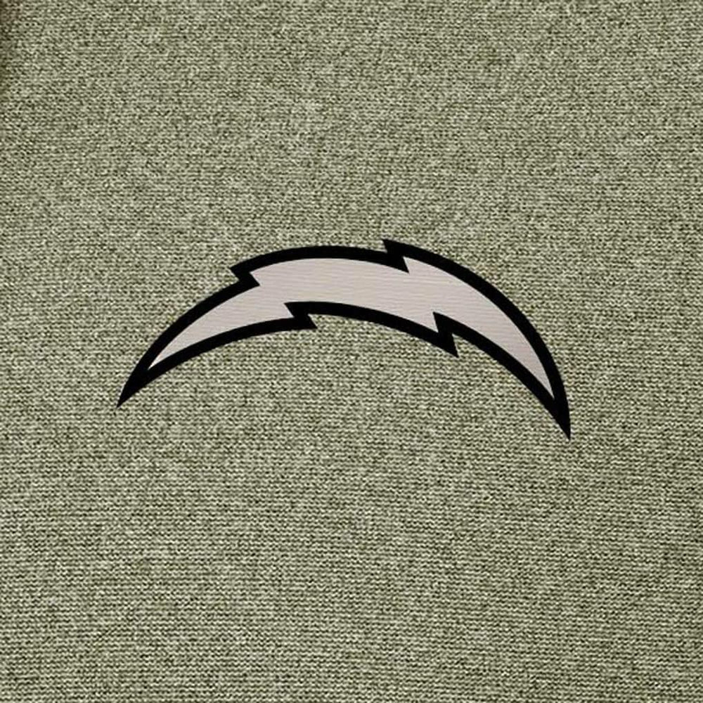 Los Angeles Chargers Antigua Effortless Full-Zip Hoodie Jacket - Olive Hoodies
