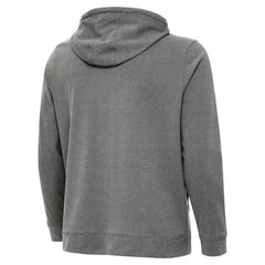 Minnesota Vikings Antigua Effortless Full-Zip Hoodie Jacket - Heather Black Hoodies