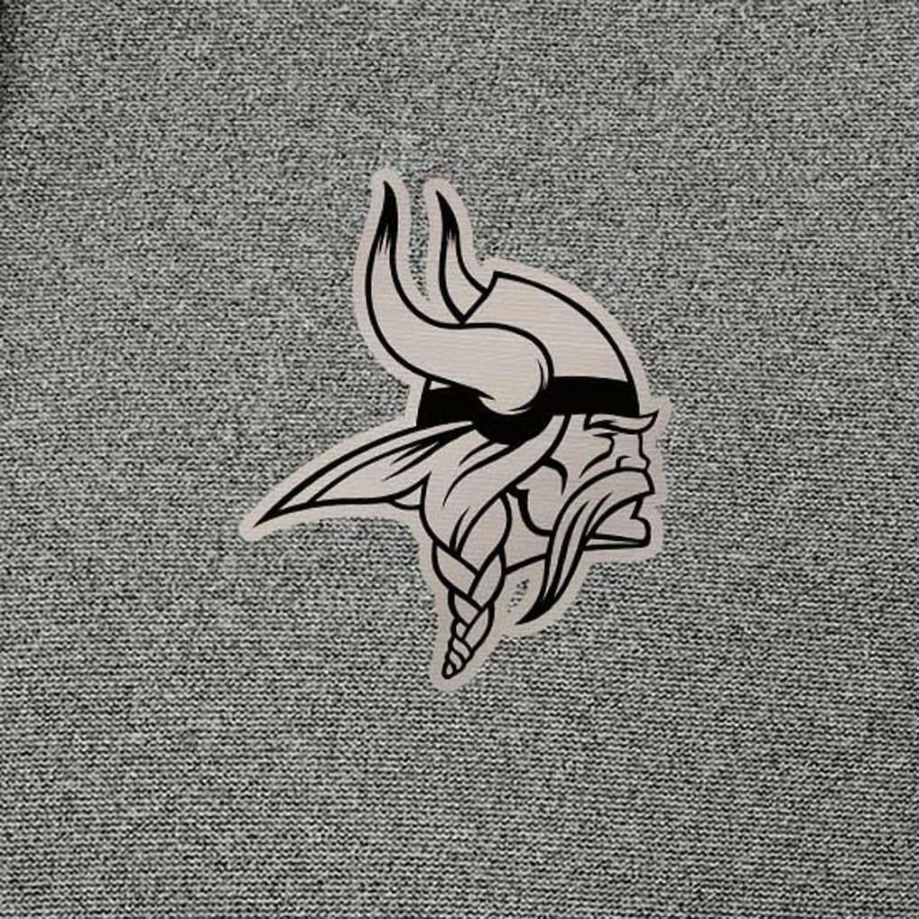 Minnesota Vikings Antigua Effortless Full-Zip Hoodie Jacket - Heather Black Hoodies