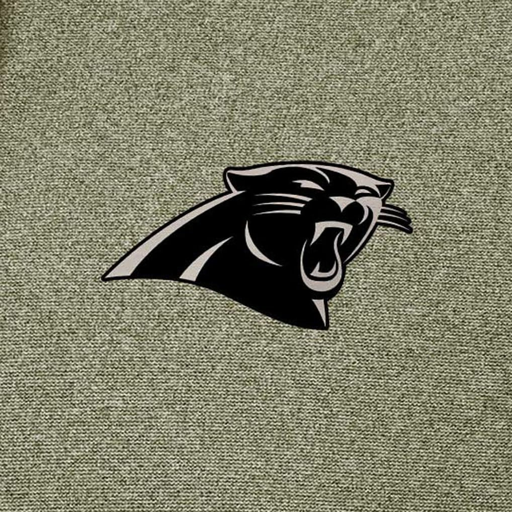 Carolina Panthers Antigua Effortless Full-Zip Hoodie Jacket - Olive Hoodies