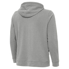 New Orleans Saints Antigua Effortless Full-Zip Hoodie Jacket - Heather Gray Hoodies