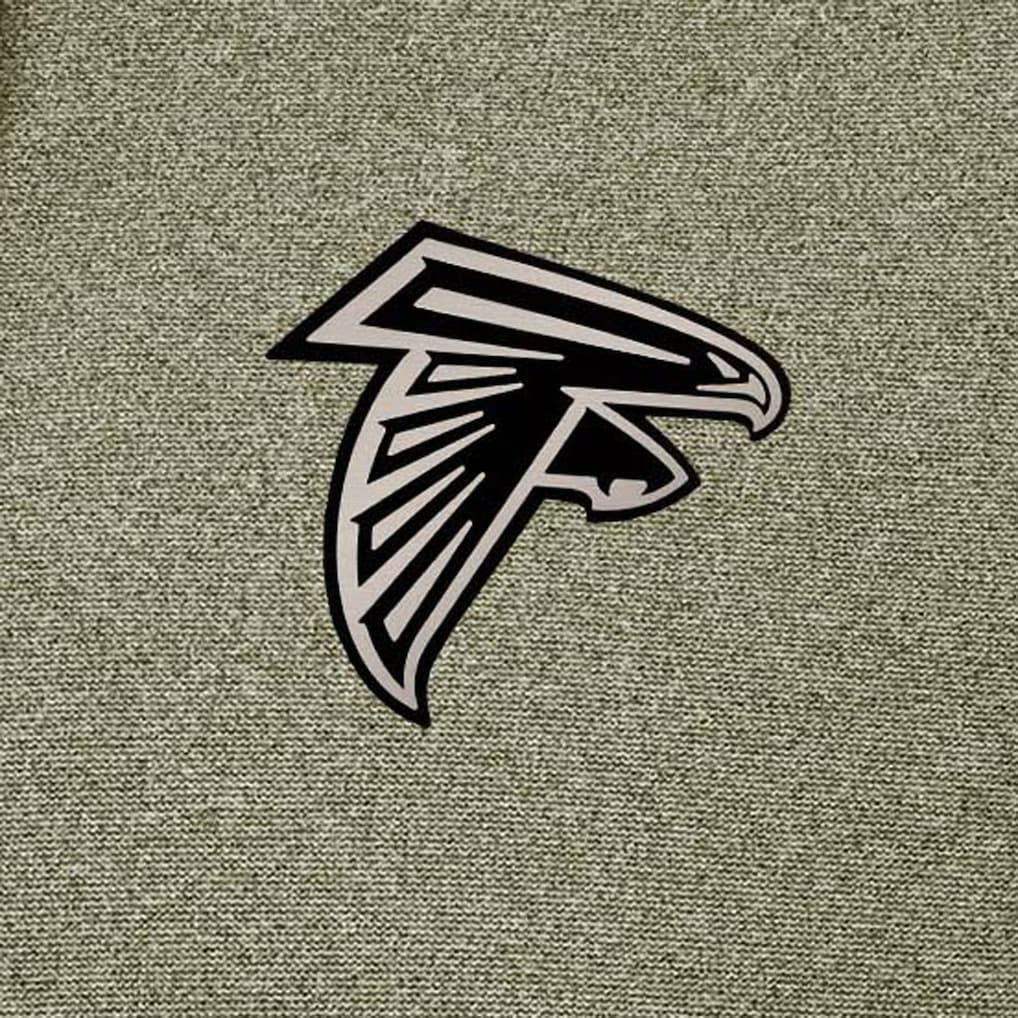 Atlanta Falcons Antigua Effortless Full-Zip Hoodie Jacket - Olive Hoodies