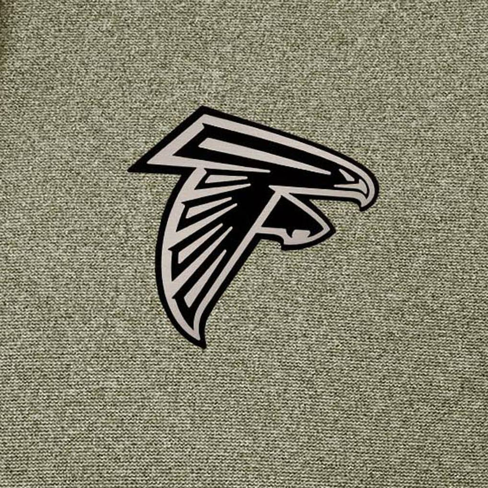 Atlanta Falcons Antigua Effortless Full-Zip Hoodie Jacket - Olive Hoodies