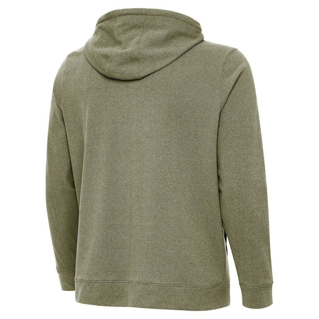 Cleveland Browns Antigua Effortless Full-Zip Hoodie Jacket - Olive Hoodies