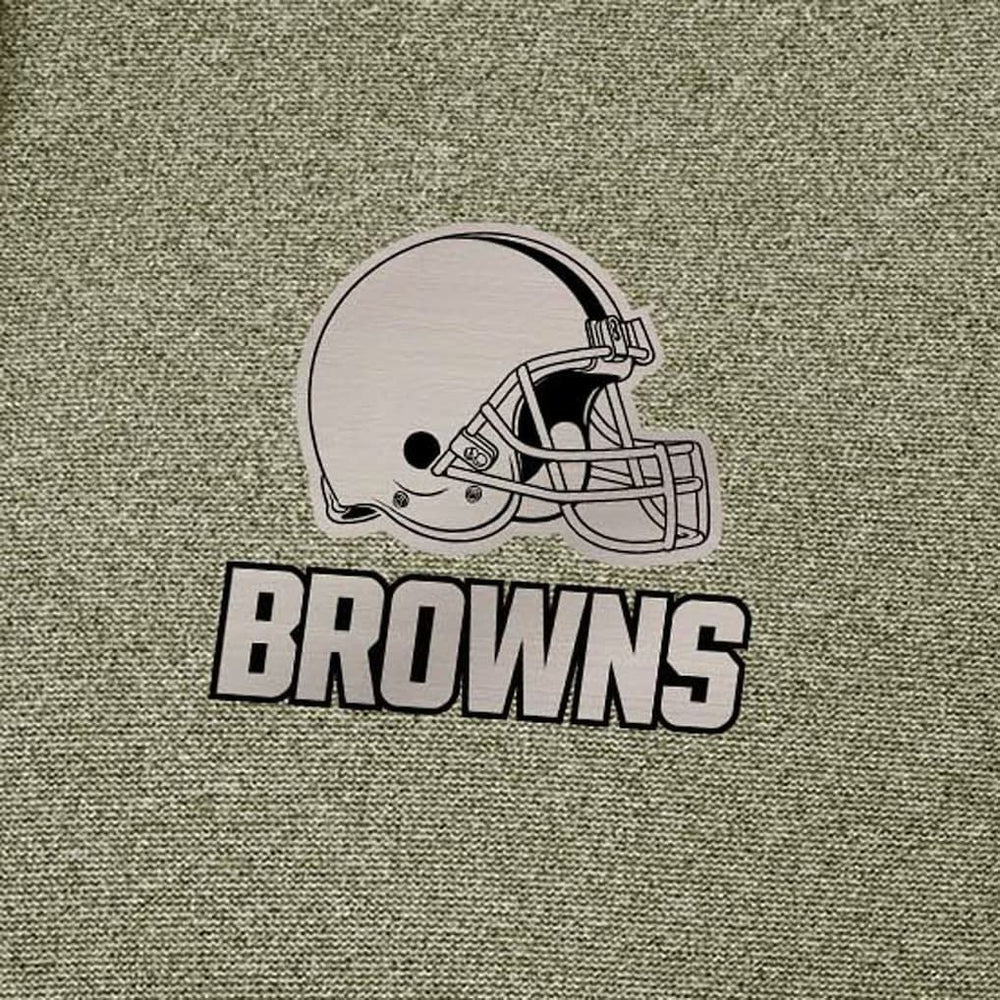 Cleveland Browns Antigua Effortless Full-Zip Hoodie Jacket - Olive Hoodies