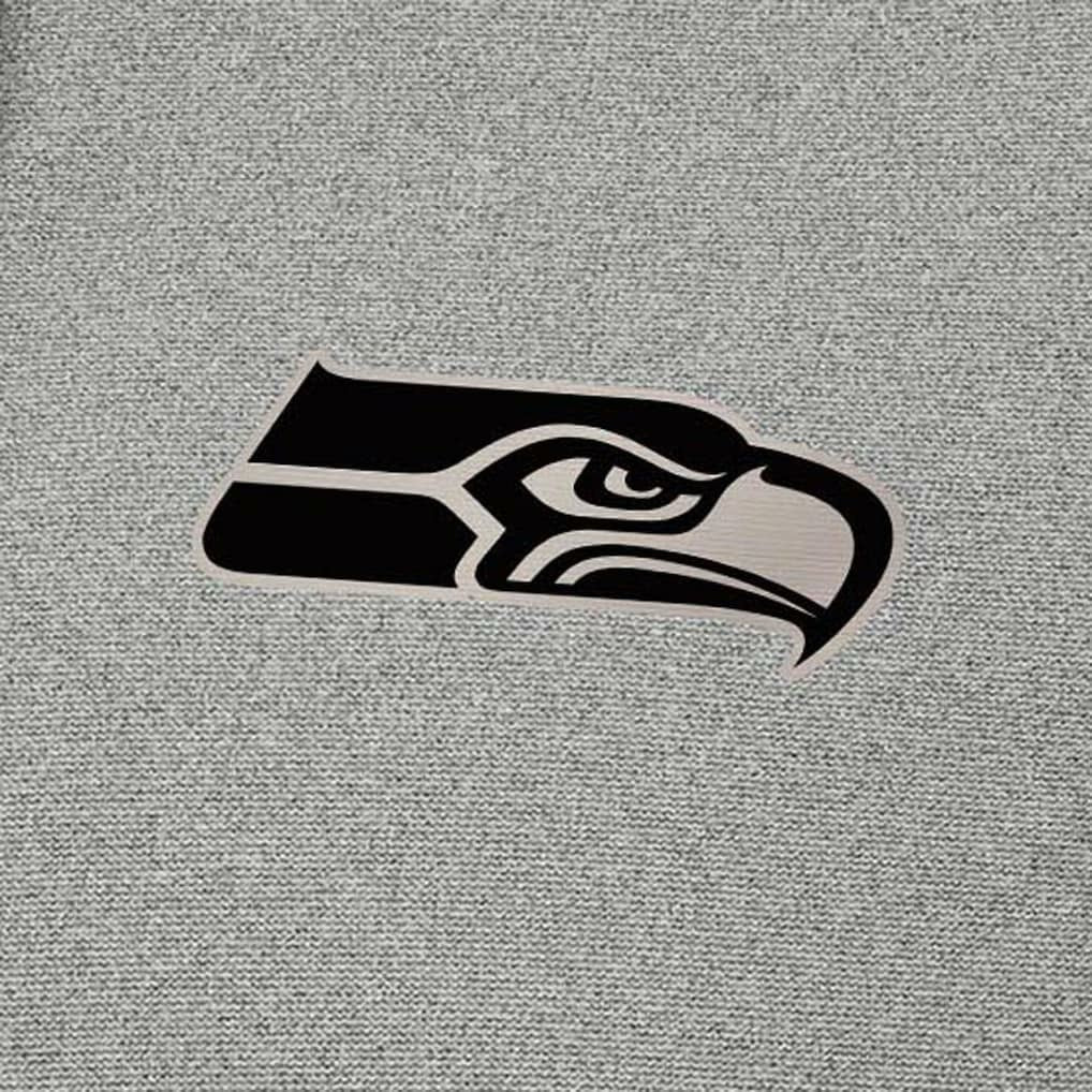 Seattle Seahawks Antigua Effortless Full-Zip Hoodie Jacket - Heather Gray Hoodies