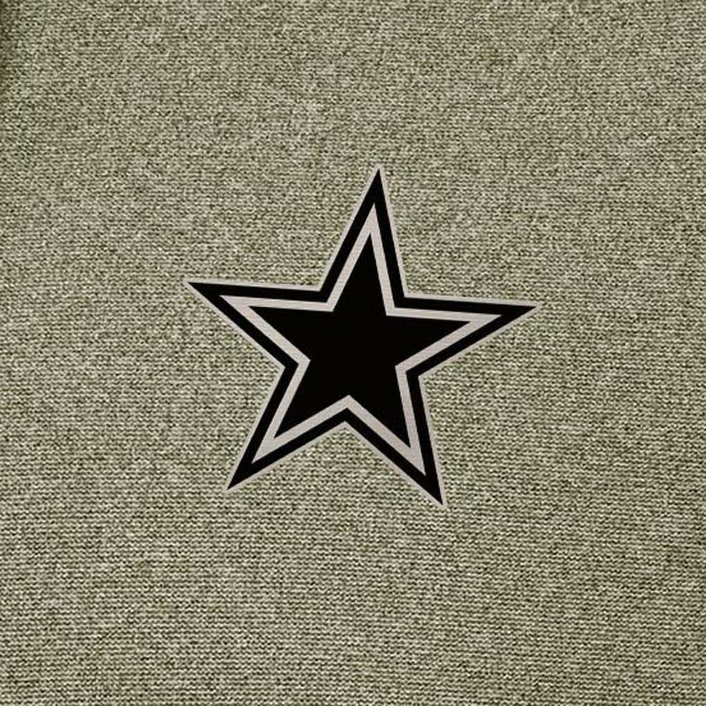 Dallas Cowboys Antigua Effortless Full-Zip Hoodie Jacket - Olive Hoodies