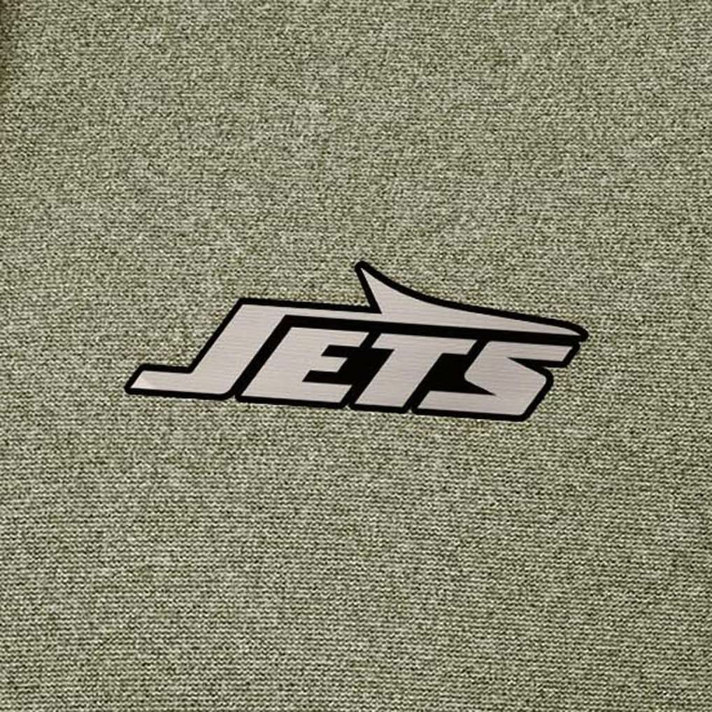 New York Jets Antigua Effortless Full-Zip Hoodie Jacket - Olive Hoodies