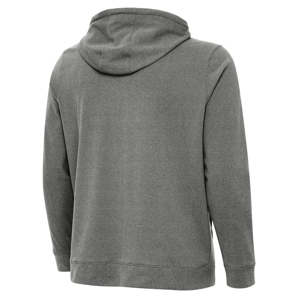New York Giants Antigua Effortless Full-Zip Hoodie Jacket - Heather Black Hoodies
