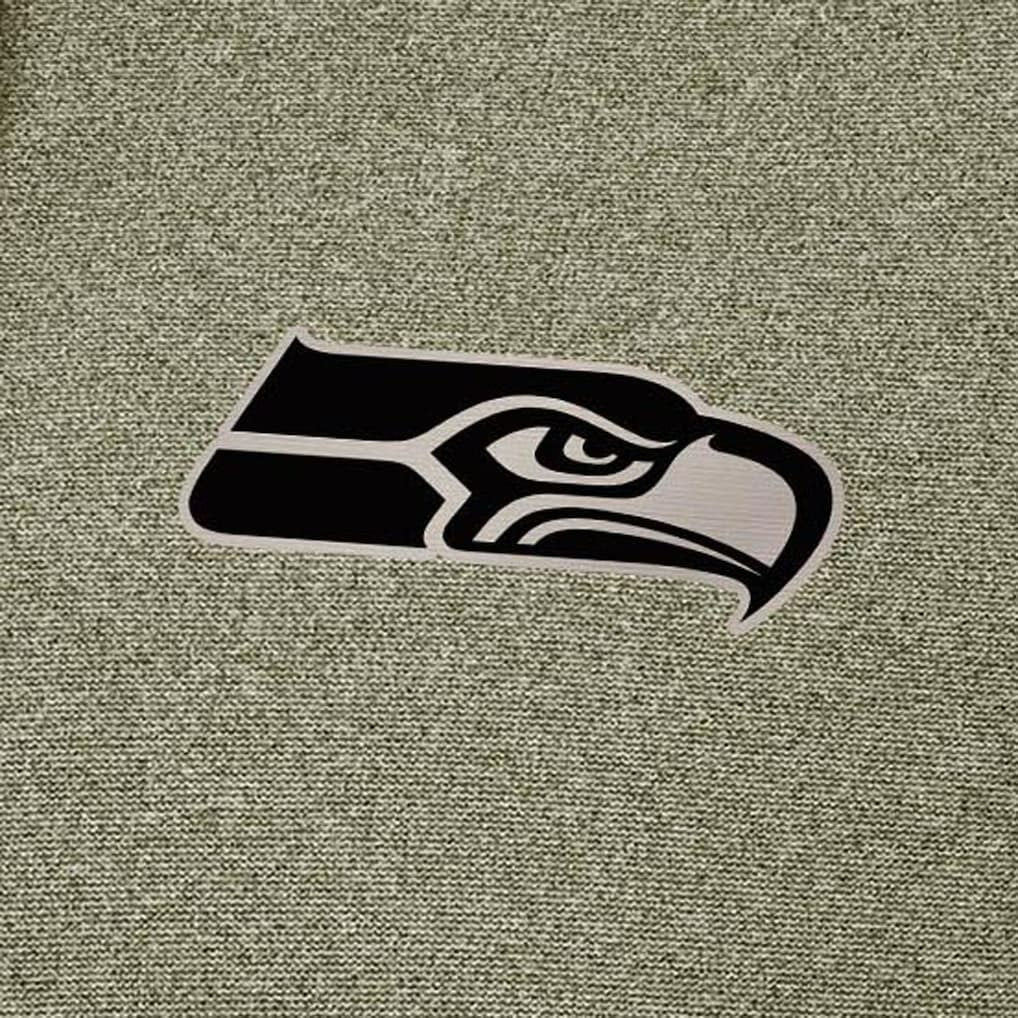 Seattle Seahawks Antigua Effortless Full-Zip Hoodie Jacket - Olive Hoodies