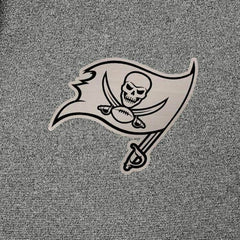 Tampa Bay Buccaneers Antigua Effortless Full-Zip Hoodie Jacket - Heather Black Hoodies