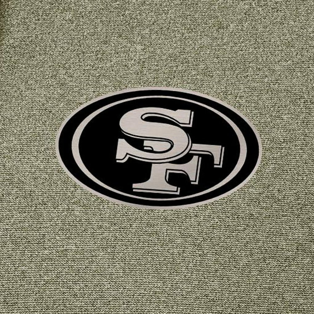 San Francisco 49ers Antigua Effortless Full-Zip Hoodie Jacket - Olive Hoodies