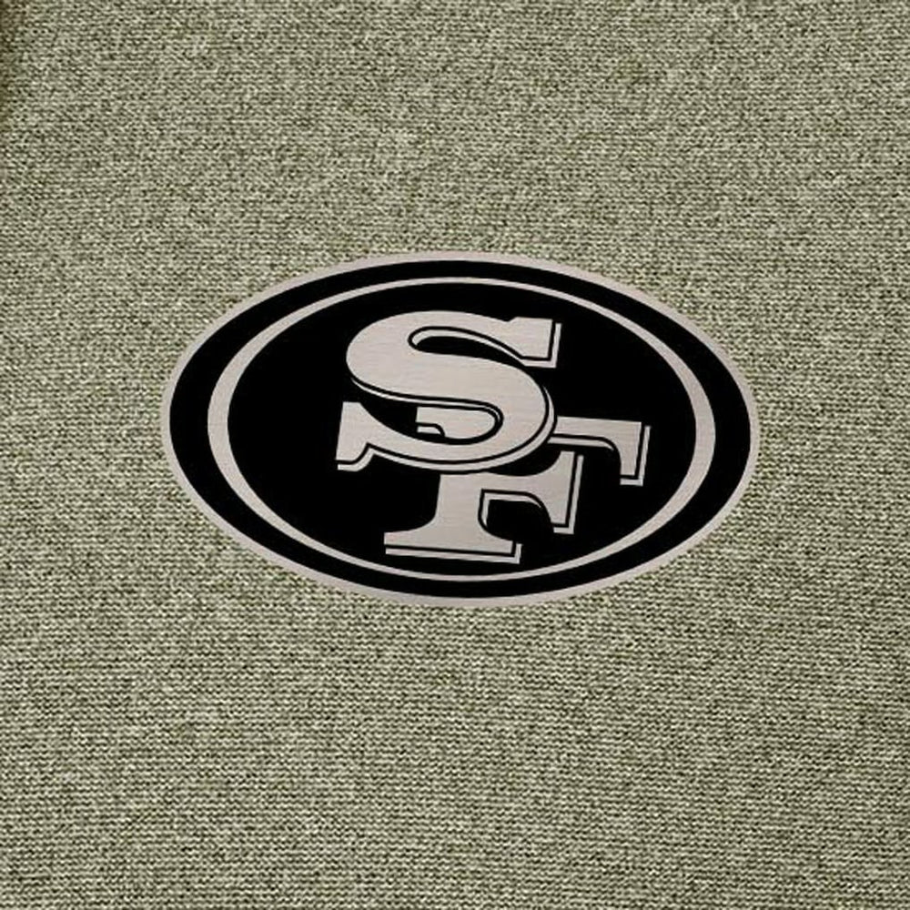 San Francisco 49ers Antigua Effortless Full-Zip Hoodie Jacket - Olive Hoodies
