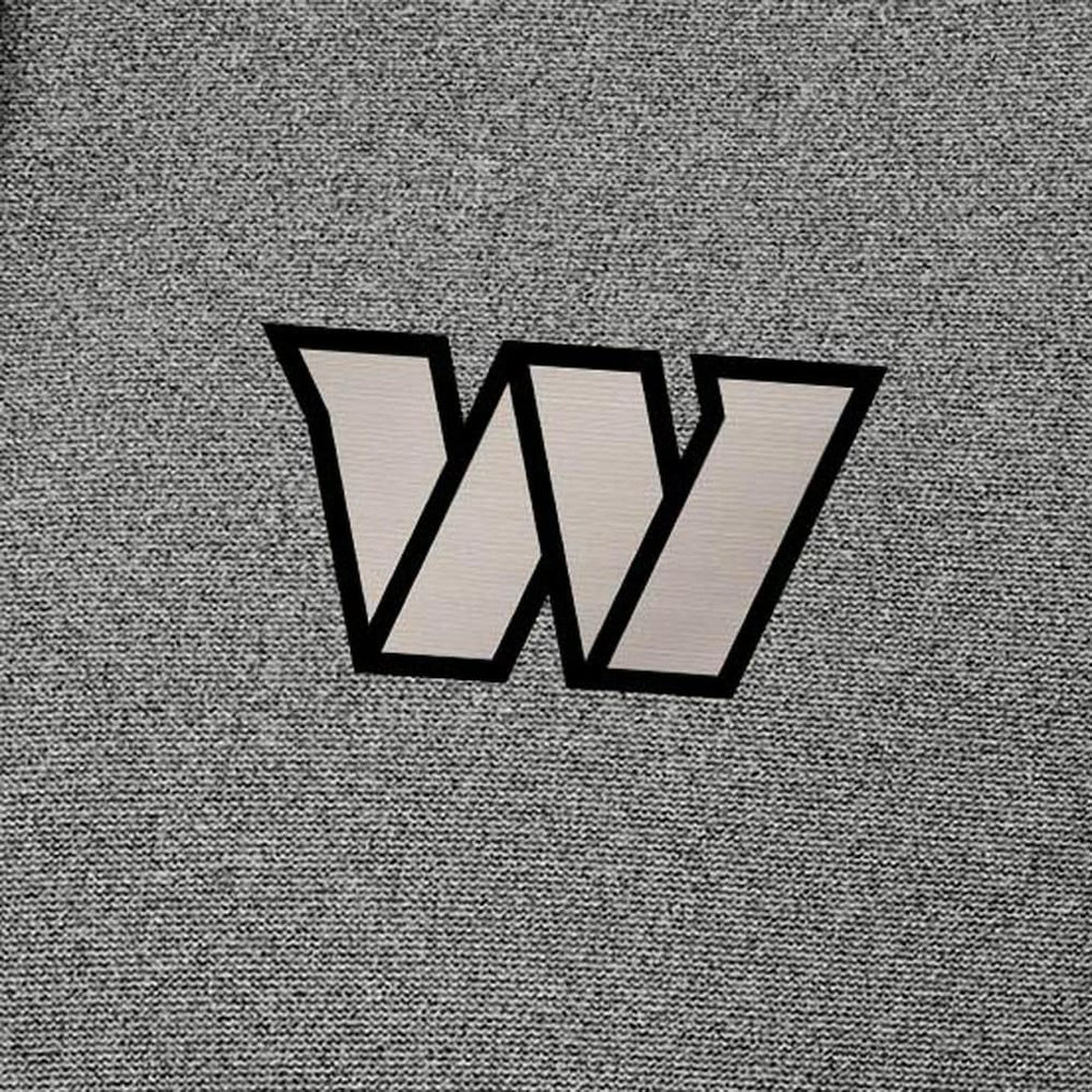 Washington Commanders Antigua Effortless Full-Zip Hoodie Jacket - Heather Black Hoodies