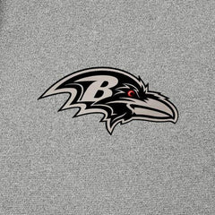Baltimore Ravens Antigua Effortless Full-Zip Hoodie Jacket - Heather Gray Hoodies