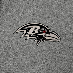 Baltimore Ravens Antigua Effortless Full-Zip Hoodie Jacket - Heather Black Hoodies