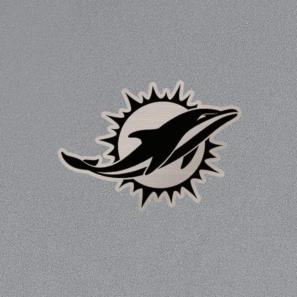 Miami Dolphins Antigua Insider Quarter-Zip Jacket - Gray Jackets