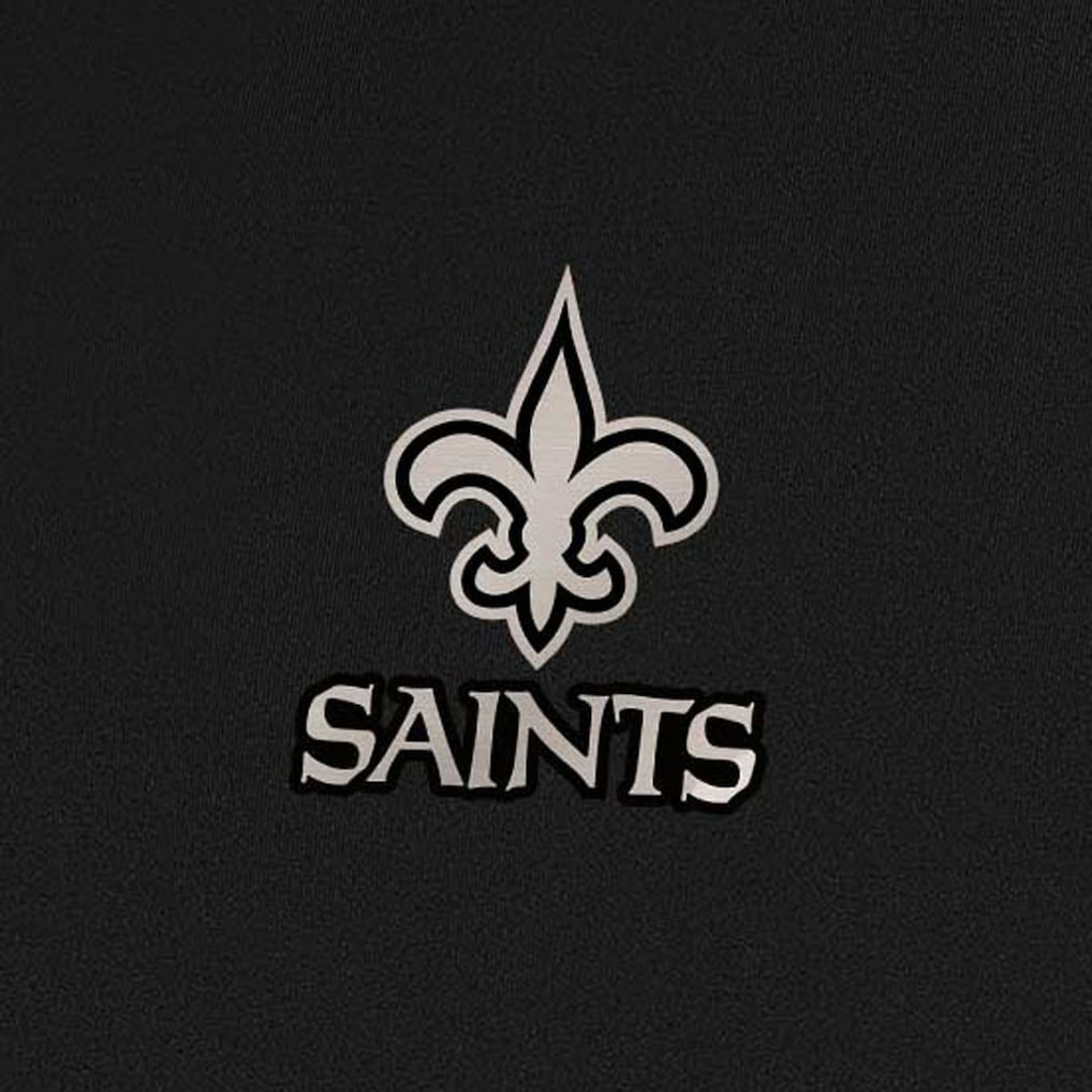 New Orleans Saints Antigua Insider Quarter-Zip Jacket - Black Jackets