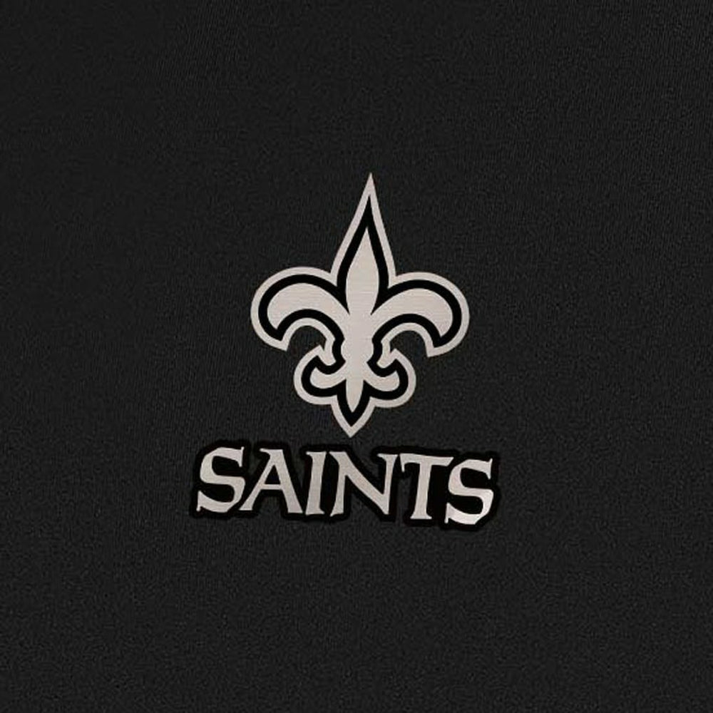 New Orleans Saints Antigua Insider Quarter-Zip Jacket - Black Jackets