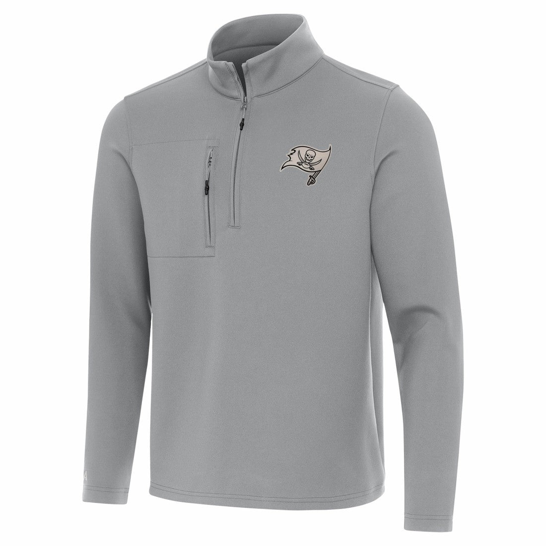Tampa Bay Buccaneers Antigua Insider Quarter-Zip Jacket - Gray Jackets