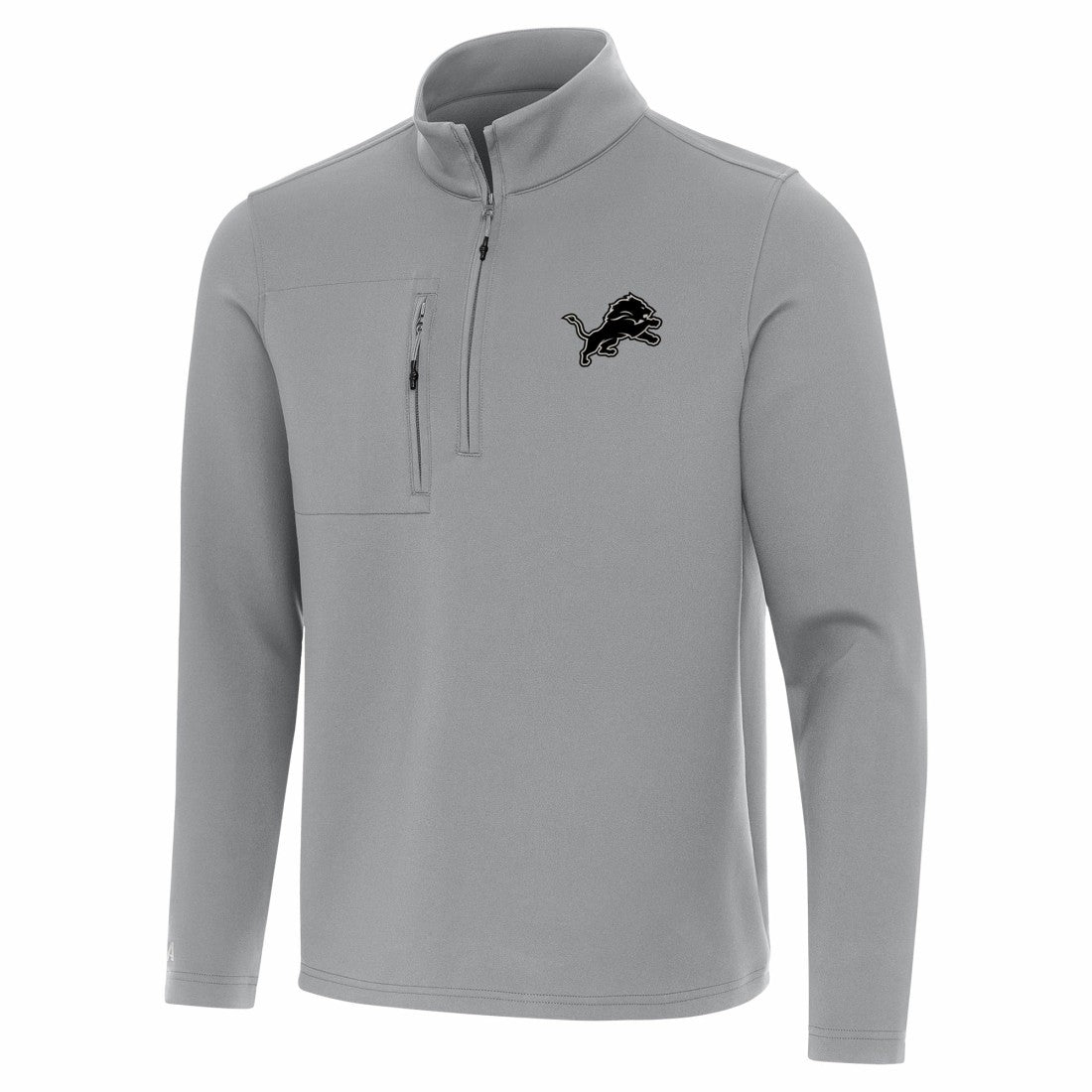 Detroit Lions Antigua Insider Quarter-Zip Jacket - Gray Jackets