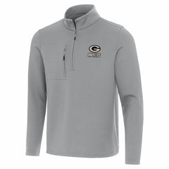 Green Bay Packers Antigua Insider Quarter-Zip Jacket - Gray Jackets