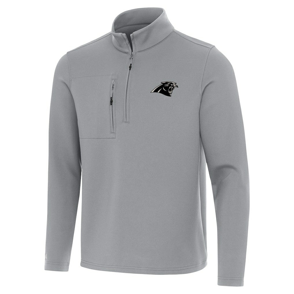 Carolina Panthers Antigua Insider Quarter-Zip Jacket - Gray Jackets