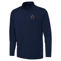 Dallas Cowboys Antigua Reprocess Quarter-Zip Top - Navy Tops