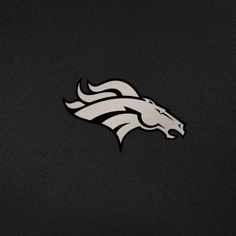 Denver Broncos Antigua Reprocess Quarter-Zip Top - Black Tops