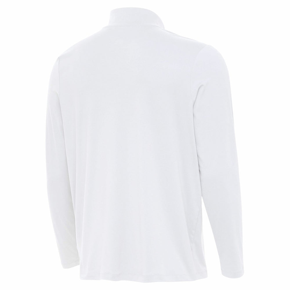 Green Bay Packers Antigua Reprocess Quarter-Zip Top - White Tops