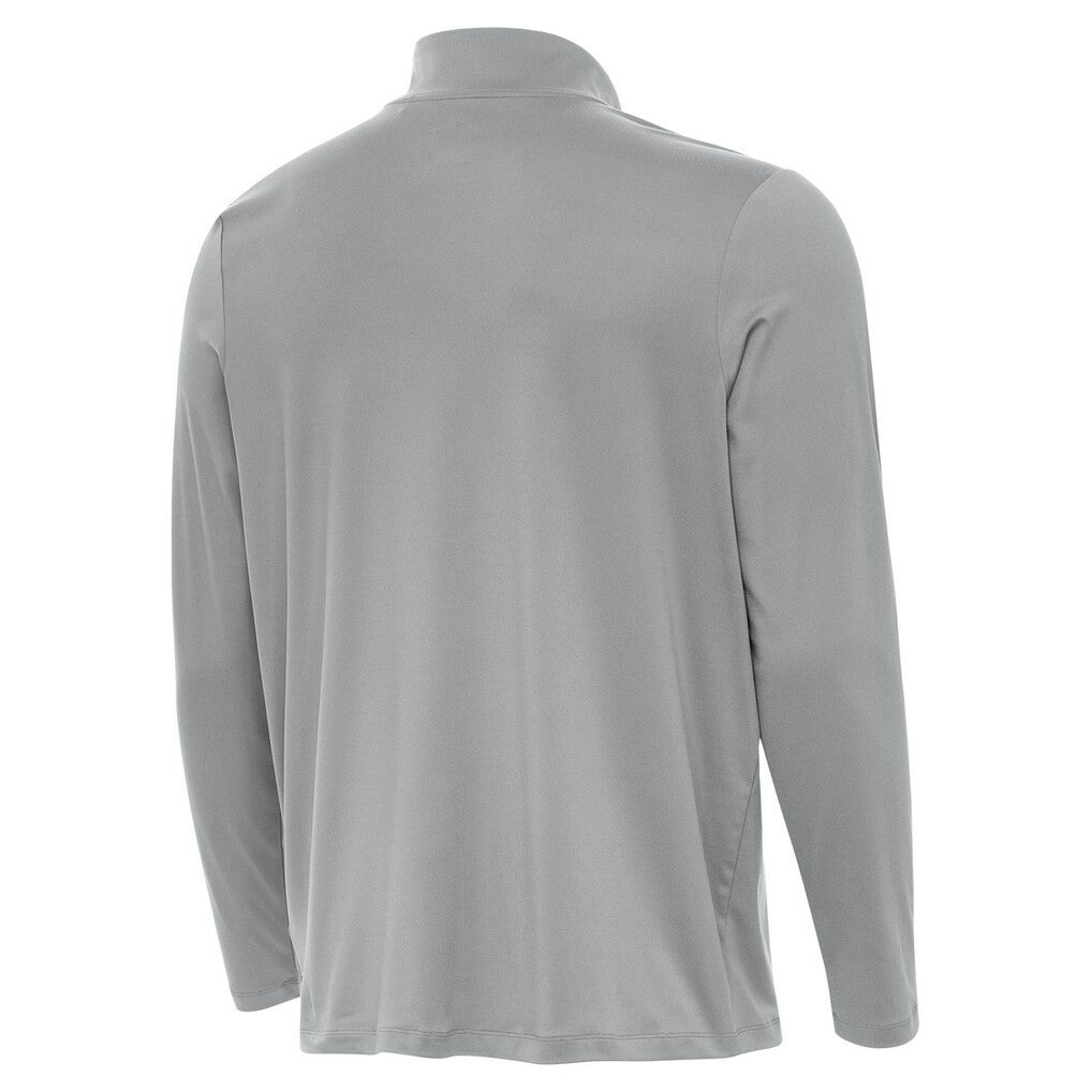 Green Bay Packers Antigua Reprocess Quarter-Zip Top - Gray Tops