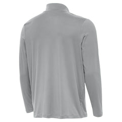 Green Bay Packers Antigua Reprocess Quarter-Zip Top - Gray Tops