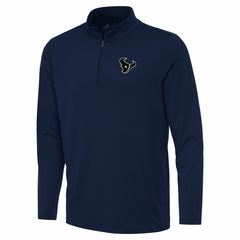 Houston Texans Antigua Reprocess Quarter-Zip Top - Navy Tops