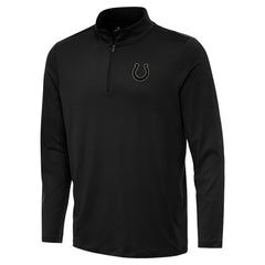 Indianapolis Colts Antigua Reprocess Quarter-Zip Top - Black Tops