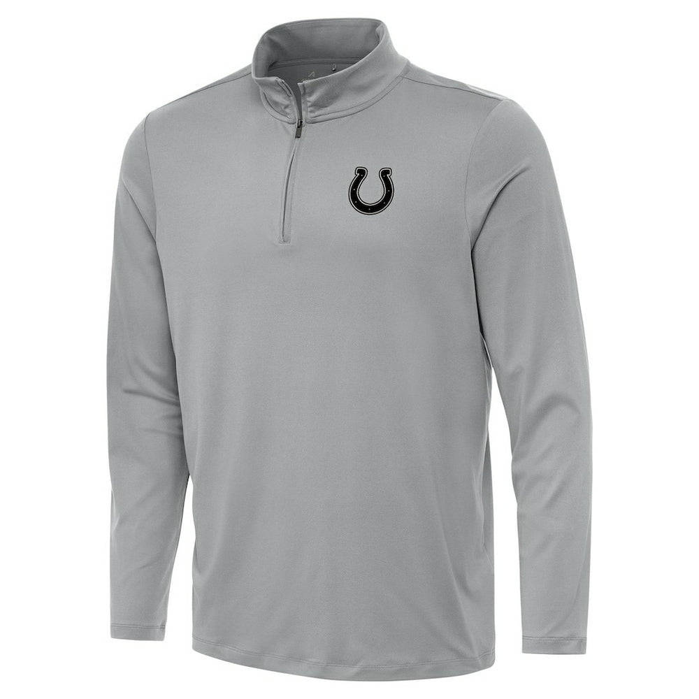 Indianapolis Colts Antigua Reprocess Quarter-Zip Top - Gray Tops